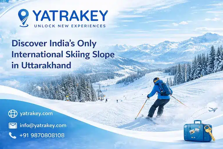Discover India’s Only International Skiing Slope in Uttarakhand